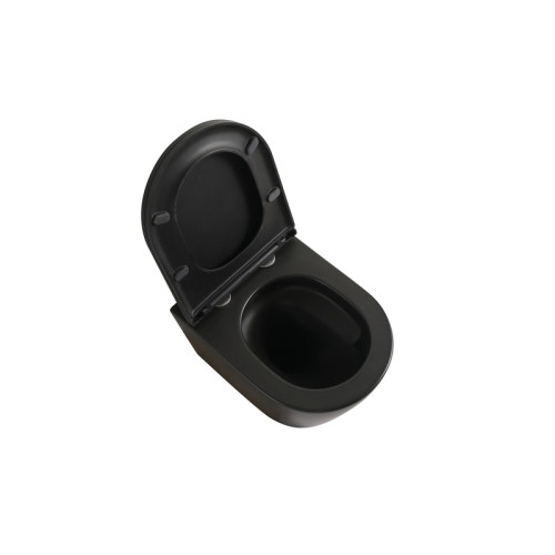 Комплект: Mixxus Premium Bevel-SET-2101 Black (2 ящ) Унітаз система змиву Tornado 1.0+ Інсталяція Koer KT-0404 + панель KT-0604-05 Black Mat (MP6669)