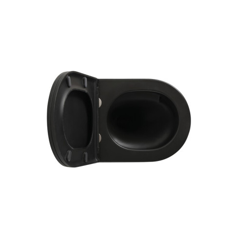 Комплект: Mixxus Premium Bevel-SET-2101 Black (2 ящ) Унітаз система змиву Tornado 1.0+ Інсталяція Koer KT-0404 + панель KT-0604-05 Black Mat (MP6669)
