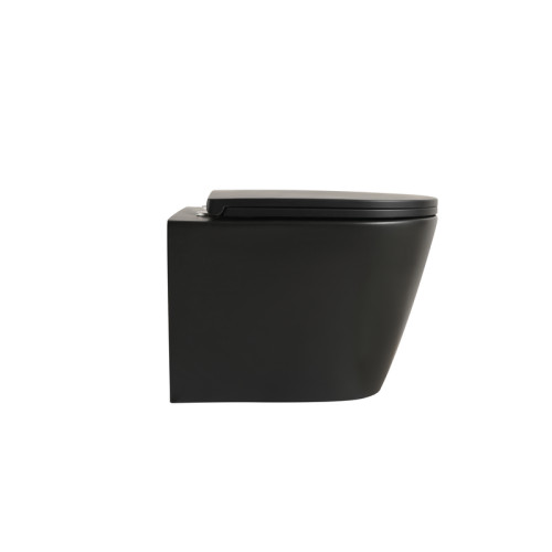 Комплект: Mixxus Premium Bevel-SET-2101 Black (2 ящ) Унітаз система змиву Tornado 1.0+ Інсталяція Koer KT-0404 + панель KT-0604-05 Black Mat (MP6669)
