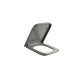 Сидіння-кришка для унітазу Mixxus Premium SEAT COVER QUADRO-2004 GRAY 425х358х32mm дюропласт (MP6686)