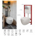 Комплект: Mixxus Premium Ellipse-SET-2102 (2 ящ) Унітаз система змиву Tornado 3.0+ Інсталяція Koer KT-0404 + панель KT-0604-01 Chrome (MP6690)
