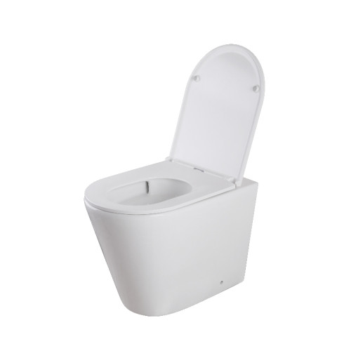Унітаз підлоговий безбачковий Mixxus Premium Bevel-0702-T3 555х365х410mm система змиву Tornado 3.0 (MP6715)