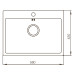 Мийка Mixxus Бронзова MX5843-200x1.0-PVD (MX0577)