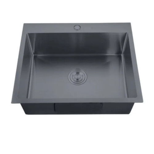 Мийка Zerix ZH5045-215 Nano-Black (3.0/0.8) з нерж. сталі (MX1580)