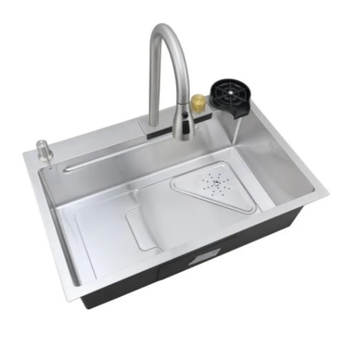 Мийка Mixxus Premium MH7246-SET-01.SUS304 із вбудованим змішувачем (MX1697)