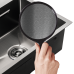 Мийка MIXXUS MH5050 DECOR GRAPHITE (MH5050 DECOR NANO-BLACK) (3.0/0.8) з нерж. сталі (колір графіт) (MX1929)