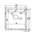 Мийка MIXXUS MH5050 DECOR GRAPHITE (MH5050 DECOR NANO-BLACK) (3.0/0.8) з нерж. сталі (колір графіт) (MX1929)