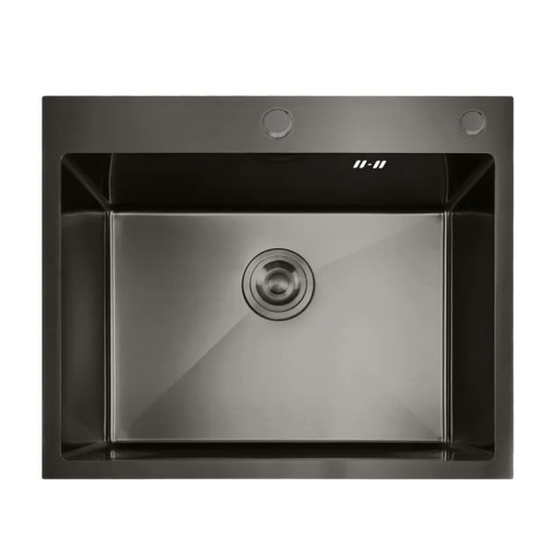 Мийка MIXXUS MH5843 GRAPHITE (MH5843 NANO-BLACK) (3.0/0.8) з нерж. сталі (колір графіт) (MX1931)