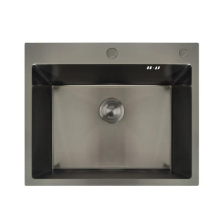 Мийка MIXXUS MH6050 GRAPHITE (MH6050 NANO-BLACK) (3.0/0.8) з нерж. сталі (колір графіт) (MX1933)