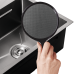 Мойка Mixxus Premium MH7545-SET-05 MICRO DECOR NANO-BLACK (3.0/0.8) комплект (графит) (MX9633)