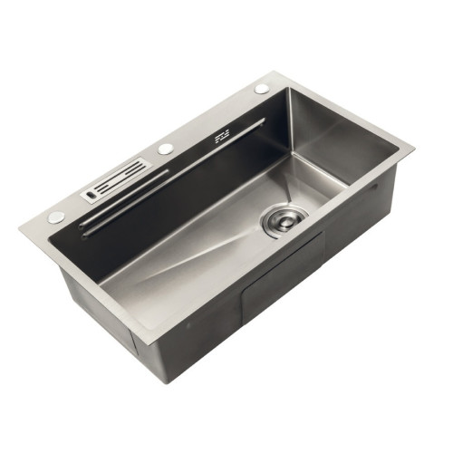 Мийка Mixxus Premium MH7545-SET-05 NANO-SILVER (3.0/0.8) комплект (нержавіюча сталь) (MX9634)
