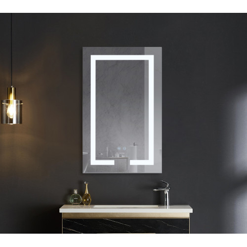 Дзеркало Mixxus HARD MR07-50x80 з Led Touch, Anti-fog, димером, регулятором яскравості (MX9992)