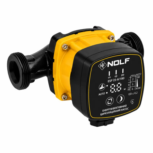 Насос циркуляційний NOLF ESP 25-4/180, H=4М, Q=50л/хв, P=22 Вт енергозберігаючий, обмотка-мідь (NF3406)