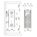 Сталевий радіатор KOER 22x300x400S (510 Вт, 7,02 кг, бічне підключення) (RAD067)