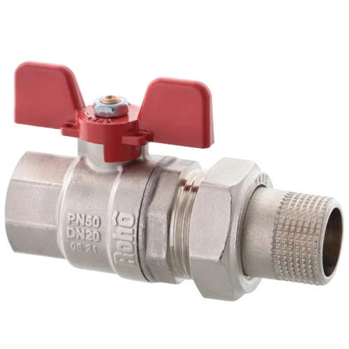 Кран із американкою прямий Roho R105-075 - 3/4