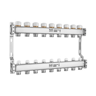Коллектор с термостатическими и запорными клапанами Roho R805-09M - 1
