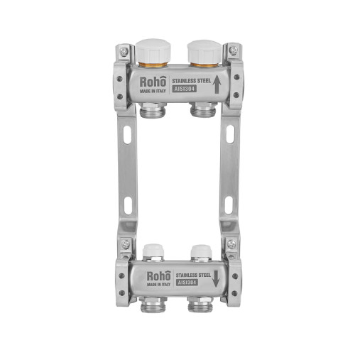 Коллектор с термостатическими и запорными клапанами Roho R805-02M - 1