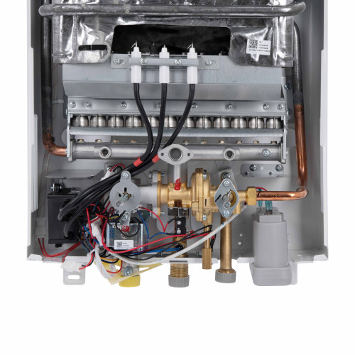 Колонка газовая дымоходная Thermo Alliance JSD20-10GE 10 л панель из стекла White
