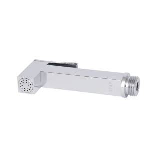 Лійка для гігієнічного душу Qtap Rucni прямокутна QTCRMB120 Chrome (Bidet)