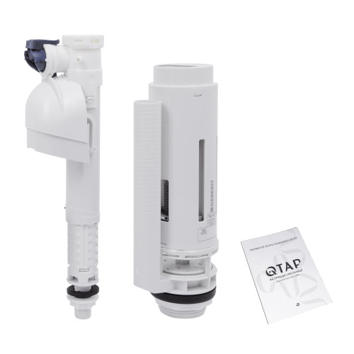 Унітаз-компакт Qtap Crow безободковий з сидінням Soft-close QT05222170W