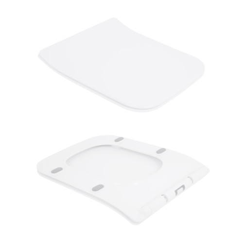 Унітаз підвісний Qtap Crow Rimless безободковий з сидінням Soft-close QT05335170W