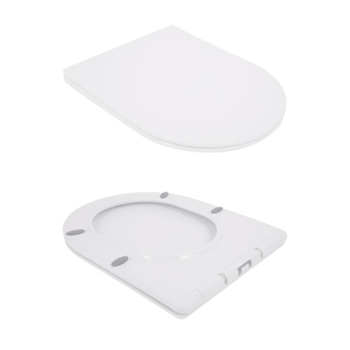 Унітаз підвісний Qtap Jay безободковий з сидінням Soft-close QT07335176W