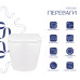 Унітаз підвісний Qtap Swan безободковий з сидінням Soft-close QT16335178W
