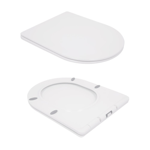 Унітаз підвісний Qtap Swan безободковий з сидінням Soft-close QT16335178W