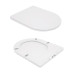 Унітаз підвісний Qtap Swan безободковий з сидінням Soft-close QT16335178W