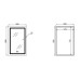 Дзеркало Qtap Mideya (DC-F936) 500х800 з LED-підсвічуванням Touch, з антизапітнінням, диммером QT2078F936W