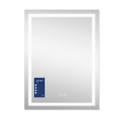 Дзеркало Qtap Mideya (MI1) 600х800 з LED-підсвічуванням Touch, з антизапотіванням, диммером QT2078F937W