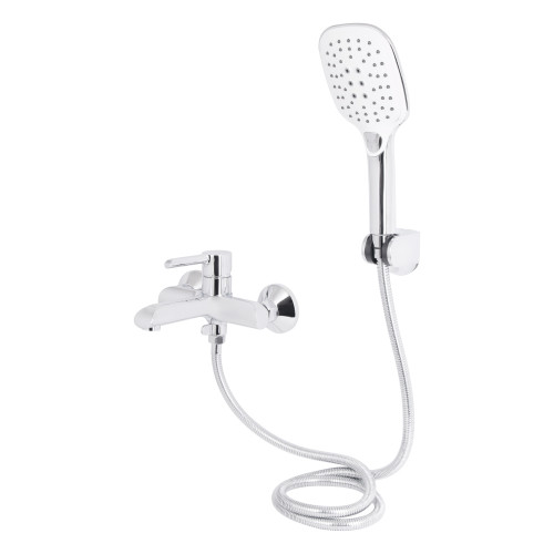Змішувач для ванни Qtap Grand (з душовим гарнітуром) QTGRACRM006 Chrome