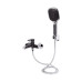 Змішувач для ванни Qtap Grand (з душовим гарнітуром) QTGRABCR006 Chrome/Black