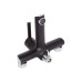 Змішувач для ванни Qtap Grand (з душовим гарнітуром) QTGRABCR006 Chrome/Black