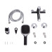 Змішувач для ванни Qtap Grand (з душовим гарнітуром) QTGRABCR006 Chrome/Black