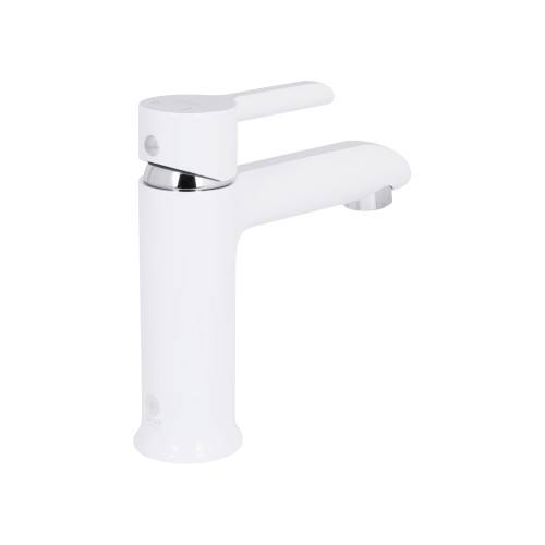 Змішувач для раковини Qtap Grand QTGRAWCR001F Chrome/White