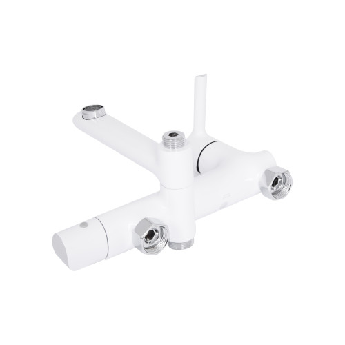 Душова система універсальна Qtap Grand на три споживачі (з виливом) QTGRAWCR1004 Chrome/White