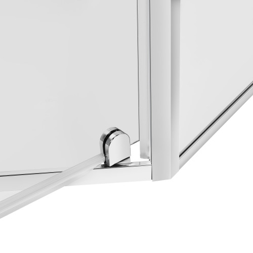 Душова кабіна Qtap Leo CRM10995-AC6 90х90 см, скло Clear, CalcLess, 6 мм без піддону