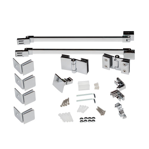 Душова кабіна Qtap Capricorn CRM1018RC6 100х80 см, скло Clear 6 мм, CalcLess, без піддону