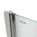 Штора на ванну Qtap Standard CRM407513APL скло Pear 6 мм, 75х140 см, ліва