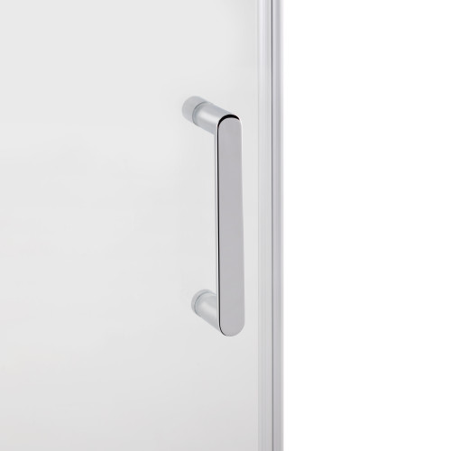 Душові двері в нішу Qtap Taurus CRM201-11.C6 97-108x200 см, скло Clear 6 мм, покриття CalcLess
