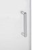Душові двері в нішу Qtap Taurus CRM201-11.C6 97-108x200 см, скло Clear 6 мм, покриття CalcLess
