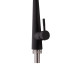 Змішувач для кухні Qtap Evicka з висувним зливом QTEVI9135103UB Black Matt