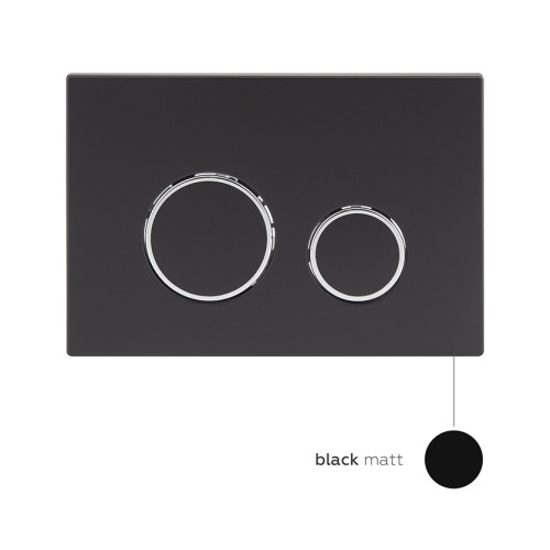 Готове рішення Qtap для ванної кімнати: підвісний унітаз Jay Rimless 520х360х320 + комплект інсталяції Nest 4 в 1 (кругла клавіша Black mat)