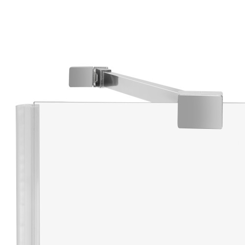 Душова кабіна Qtap Capricorn CRM10128RC6 120x80 см, скло Clear 6 мм, покриття CalcLess без піддону