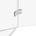 Душова кабіна Qtap Capricorn CRM10128RC6 120x80 см, скло Clear 6 мм, покриття CalcLess без піддону