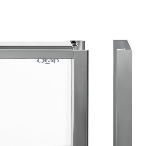 Душова кабіна Qtap Scorpio CRM10115-AC6 100x100 см, скло Clear 6 мм, покриття CalcLess, без піддону