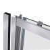 Душові двері в нішу Qtap Taurus CRM209-1.C6 90-100x200 см, скло Clear 6 мм, покриття CalcLess