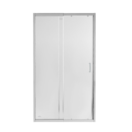 Душові двері в нішу Qtap Taurus CRM2011-12.C6 110-120x200 см, скло Clear 6 мм, покриття CalcLess