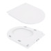 Унітаз-компакт Qtap Presto безободковий з сидінням Soft-close QT24221217AW